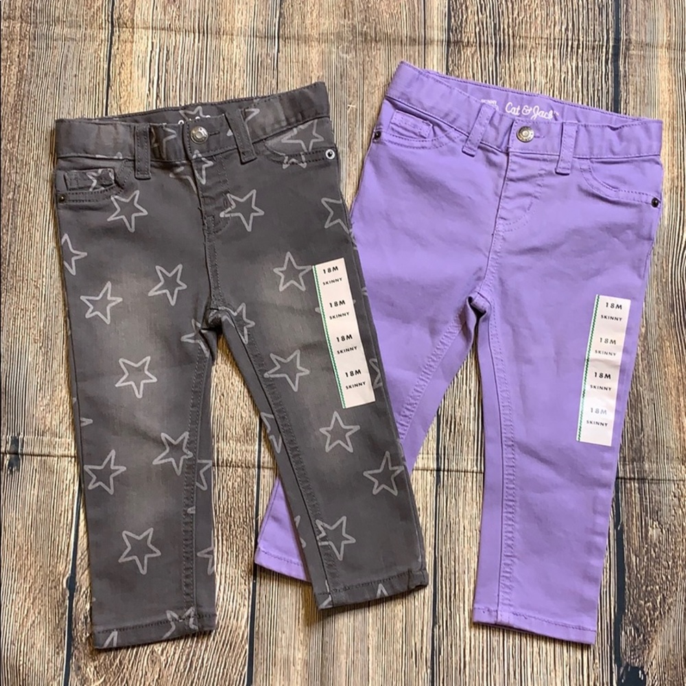 Girls Cat & Jack Skinny Jeans Size 18 Months